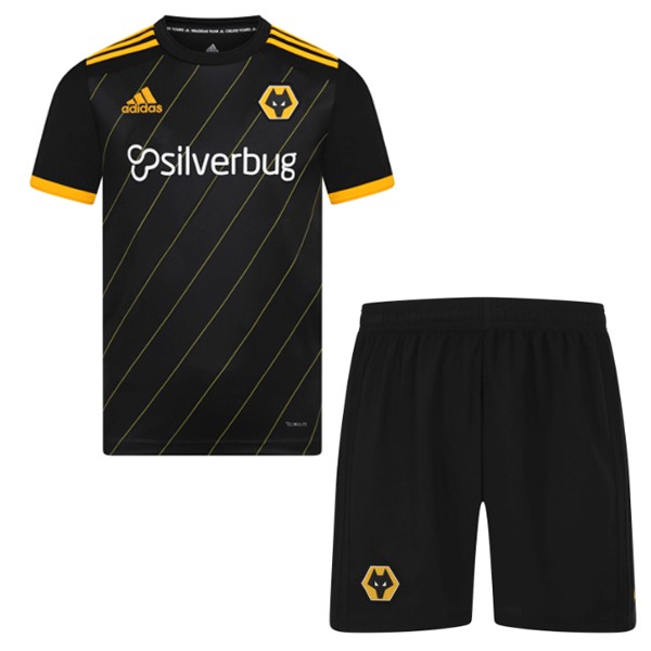 Camiseta Wolves 2ª Kit Niño 2019 2020 Negro